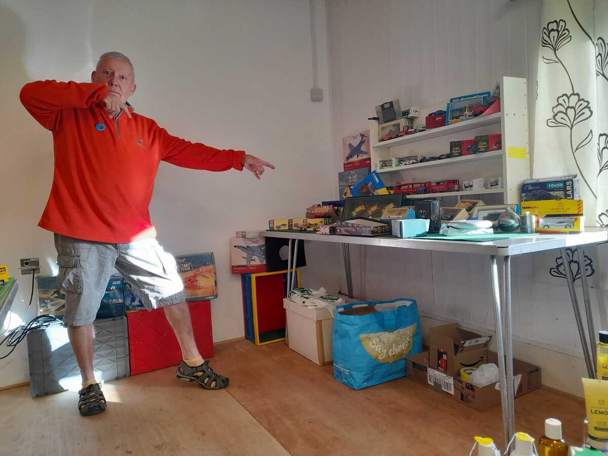 Paul - selling his fantastic collection of very collectable toys